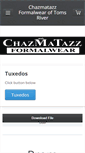 Mobile Screenshot of chazmatazzformalwearoftomsriver.com